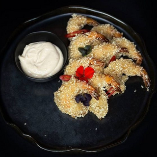 Тигрові креветки у хрумкій скоринці(210/50г)