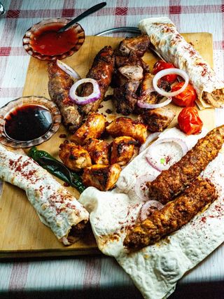 მწვადის ასორტი