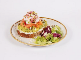 Favourite salmon avo-toast