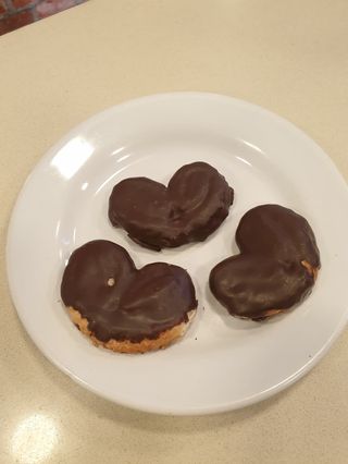 3 Mini Palmeras De Chocolate