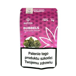 CBD Kwiaty Konopi ”BUBBELS” 3 g
