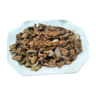 Свинско месо с гъби печурки