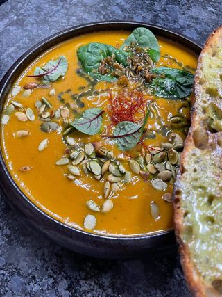 Supă cremă de dovleac