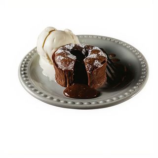 Coulant De Chocolate Con Helado