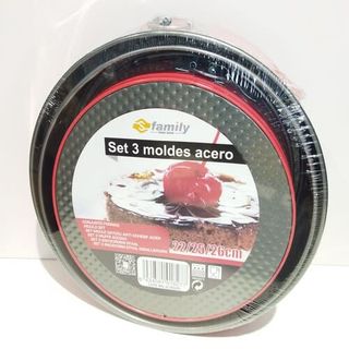 Set 3 Moldes De Acero
