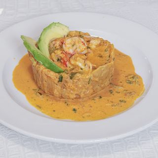 Mofongo de camarón 