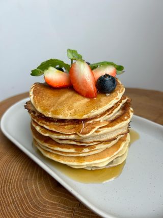Pancakes z syropem klonowym