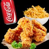 Menu Alitas de pollo frito harry
