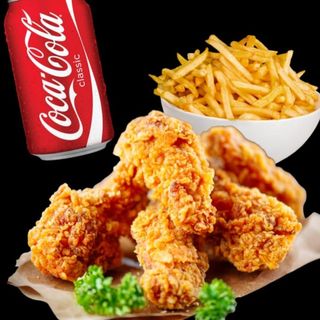 Menu Alitas de pollo frito harry