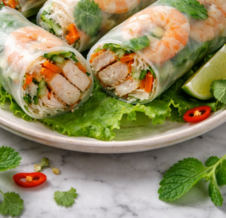 Rouleau de Printemps au Poulet et Crevette