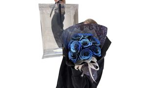 Bukiet Róż Wiecznych Niebieski