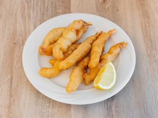 36 Langostinos Fritos