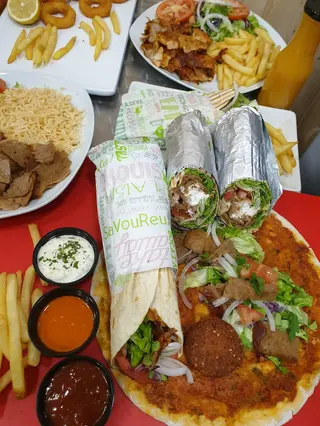 Menú kebab