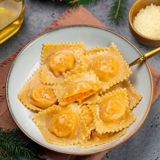 ravioles de carne braseada