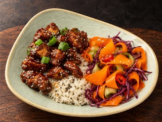 Teriyaki Crispy Chicken Bowl