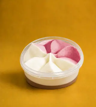 Helado Fresa y Nata Sin Gluten