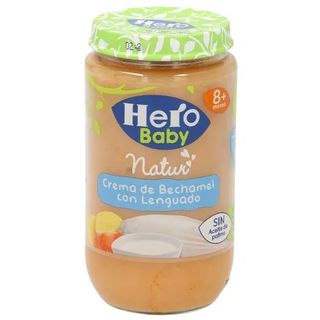 Tarrito Lenguado Crema Bechamel +8 Meses Hero 235 Gr.