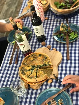 Quiche Espinacas Con Queso Ricotta.