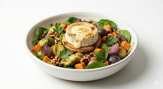 Ensalada Templada De Queso De Cabra