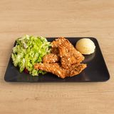 Пилешки филенца панирани с филирани ядки