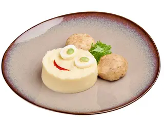 Картопляне пюре з котлетками