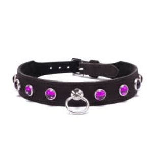 Octane Crystal Collar Hot Pink
