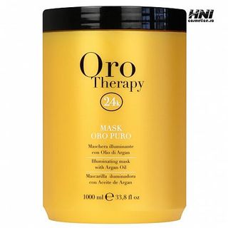 Oro - Masca Oro Puro - iluminanta cu argan, keratina si aur pentru par degradat 1000ml