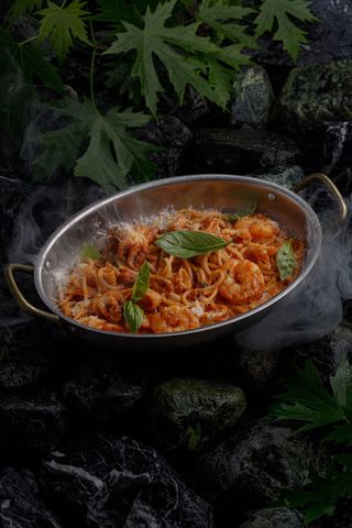 Spaghetti cu fructe de mare