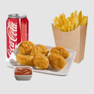 Menù Nuggets de pollo (6)und