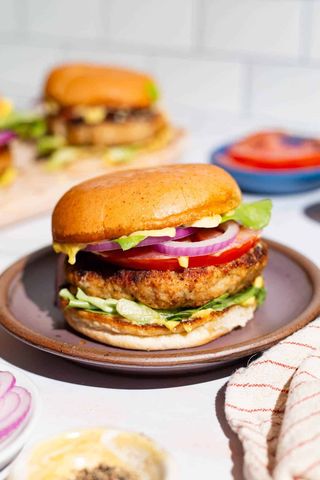 California chicken burger