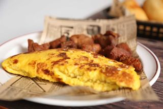 Cachapa Con Cerdo Y Queso (1 Ud.)