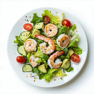 A16. Insalata con gamberi