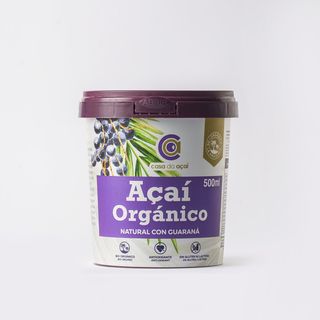 Açaí Orgánico con Guaraná - 500ml