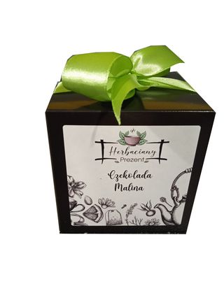 HERBATA W KARTONIKU 75G - CZEKOLADA Z MALINAMI