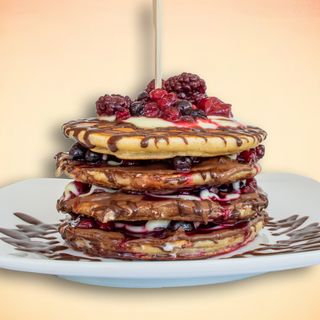 Američka palačinka Nutella i šumsko voće