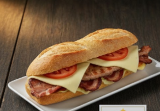 Bocadillo De Lomo Con Queso