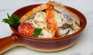 Spaghetti Truffle with Chicken