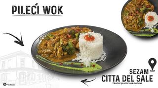 Pileći wok 150 gr