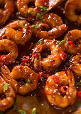 Chilli Garlic Prawns
