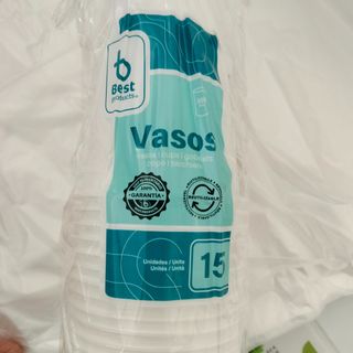 Vasos pequeño pack 15