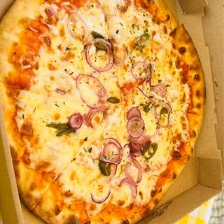 Pizza Prosciutto e Cogumelos + Coca Cola 33cl