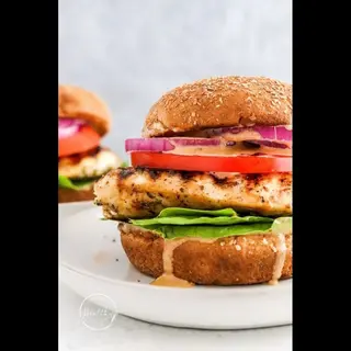 Menù grilled chicken burger