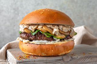 Mushroom burger