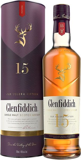 Վիսկի Glenfiddich 15* 0,7l, , հատ