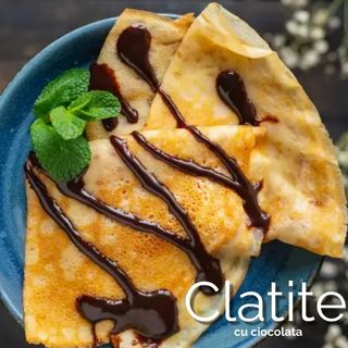 Clatite cu ciocolata