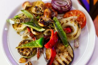 Verduras a la plancha 1/2 ración 