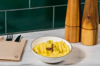 Piure aromatizat cu trufe