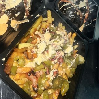 Loaded fries cu Bacon 