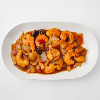 Škampi u ljutom umaku