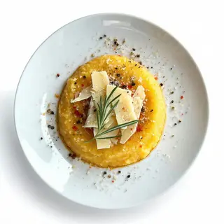Polenta Funghi e Grana
